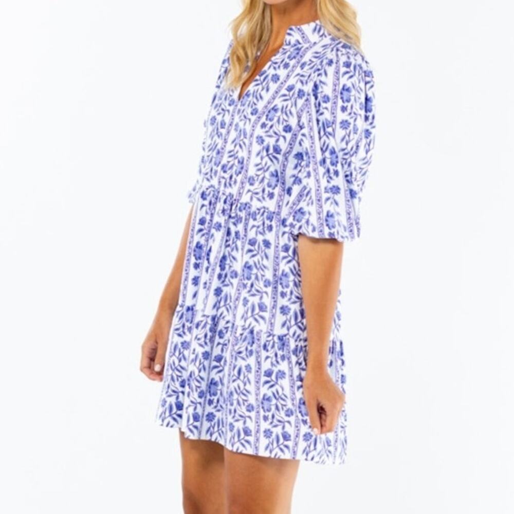 Smith & Quinn $128 Tory Dress Poppy Vines XS EUC